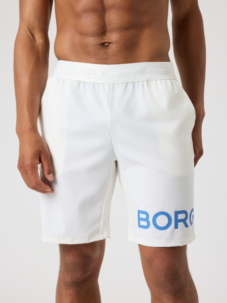 Björn Borg Borg Shorts 9 Inch Vit, XXL | Apparel & Accessories - Clothing - Shorts | ModeLejon