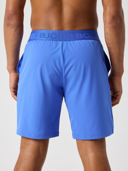 Björn Borg Shorts 9 Inch – blå herrshorts i lätt tyg – baksida