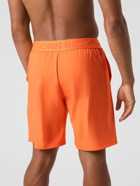 Björn Borg shorts i orange för herr, 9 tum – baksida