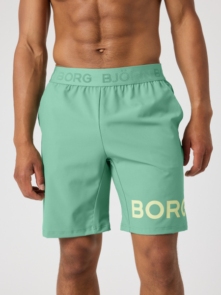Björn Borg Borg Shorts 9 Inch Grön, XXL | Apparel & Accessories - Clothing - Shorts | ModeLejon