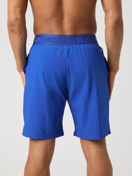 Björn Borg shorts 9 tum i blått med 4-vägsstretch – baksida