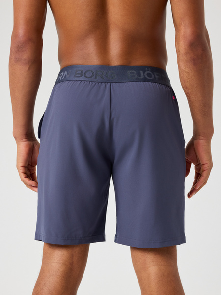 Björn Borg Borg Shorts 9 tum – blå shorts i återvunnen stretch – baksida