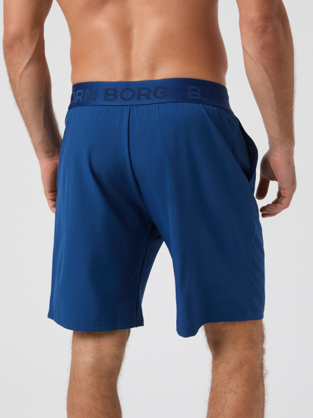 Björn Borg Borg Shorts 9 tum i blått – längre shorts – baksida