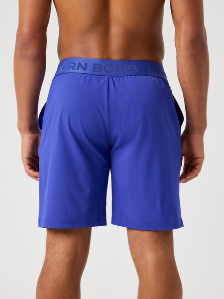 Björn Borg Borg Shorts 9 tum – blå shorts i återvunnen stretch – baksida
