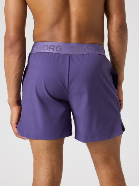 Björn Borg Shorts 6 tum herr – lila korta träningsshorts – baksida