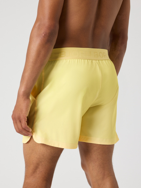 Björn Borg Shorts 6 tum i gult för herr – baksida
