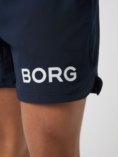 Björn Borg Shorts 6″ i marinblått – korta träningsshorts – baksida