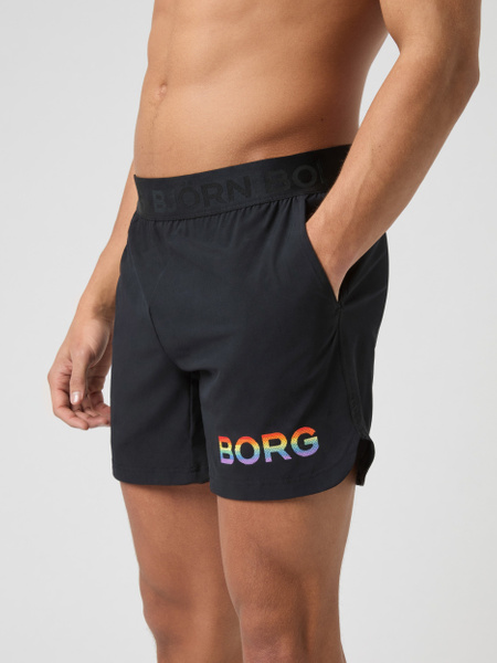 Björn Borg Borg Shorts 6 Inch Svart, XXL | Apparel & Accessories - Clothing - Shorts | ModeLejon