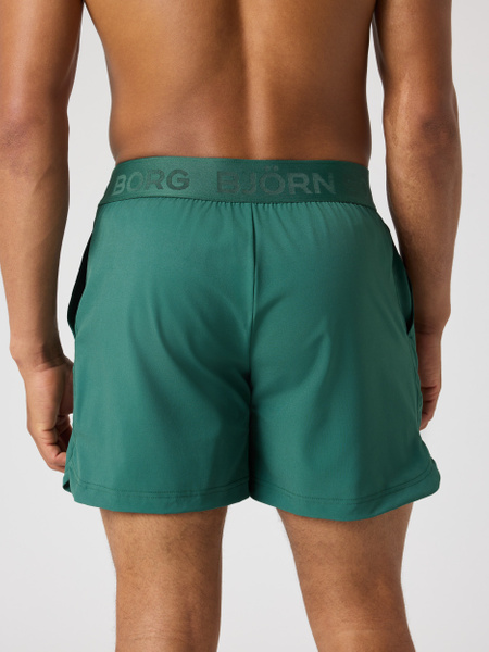 Björn Borg Shorts 6 tum i grönt för herr – baksida