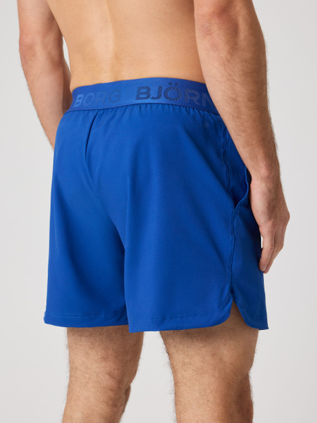 Björn Borg Shorts 6 tum herr – blå korta träningsshorts – baksida