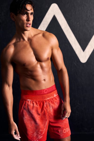 Björn Borg Borg Shorts 6 Inch Röd, L