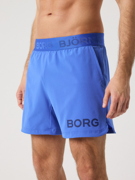 Björn Borg Borg Shorts 6 tum i blått för herr – baksida