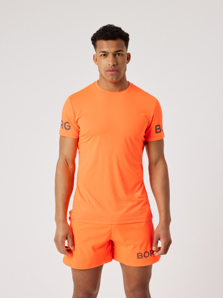 Björn Borg Borg T-shirt Orange, XXL | Apparel & Accessories - Clothing - Shirts & Tops | ModeLejon
