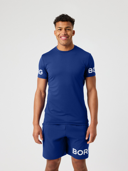 Björn Borg Borg T-shirt Blå, XXL | Apparel & Accessories - Clothing - Shirts & Tops | ModeLejon