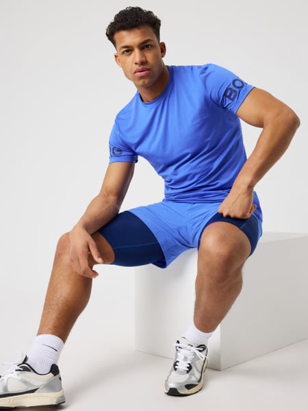 Björn Borg Borg T-shirt Blå, XXL | Apparel & Accessories - Clothing - Shirts & Tops | ModeLejon