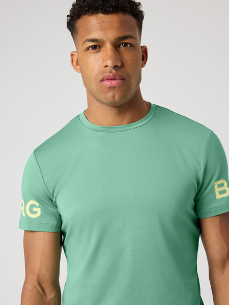 Björn Borg Borg T-shirt Grön, XXL | Apparel & Accessories - Clothing - Shirts & Tops | ModeLejon