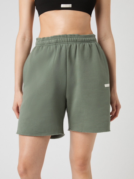 Björn Borg Studio Oversized Sweatshorts dam grön – baksida