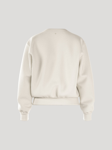 Björn Borg Essential Sweatshirt – vit sweatshirt dam – baksida