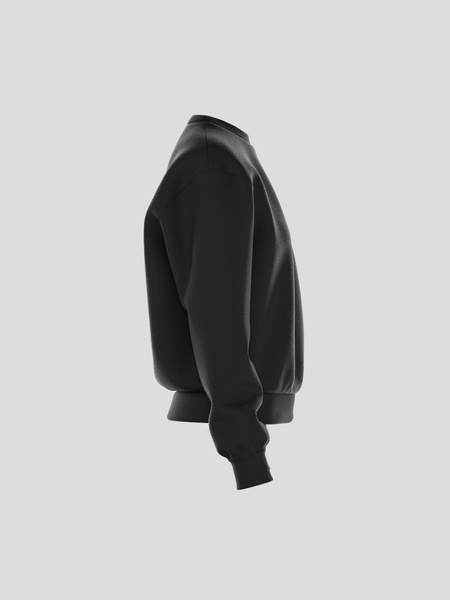 Björn Borg Essential sweatshirt i mjuk fleece – svart – baksida