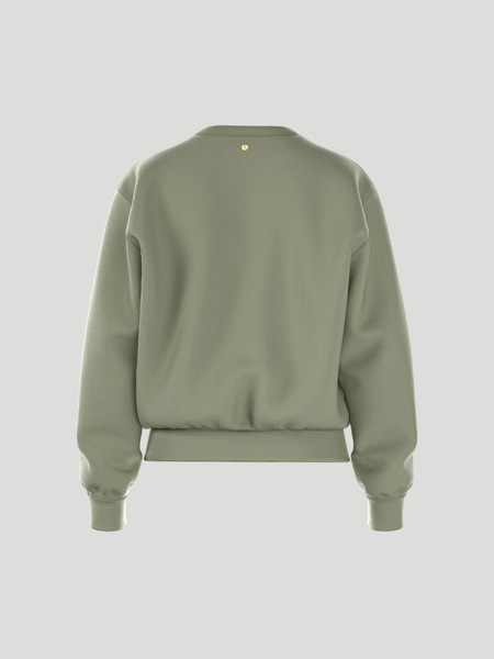 Björn Borg Essential 1 – grön sweatshirt i mjuk fleece – baksida