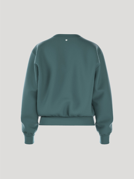 Björn Borg Essential 1 – mjuk sweatshirt i grönt – baksida
