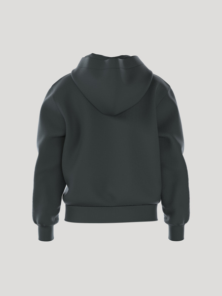 Björn Borg Essential hoodie i grönt med mjuk fleece – baksida