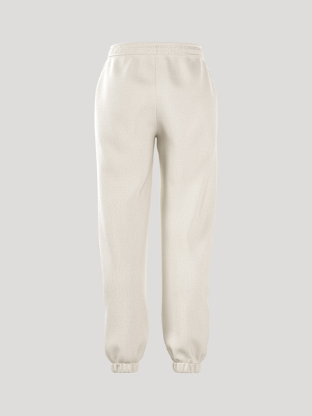 Björn Borg Essential Sweatpants – vita mjukisbyxor dam – baksida