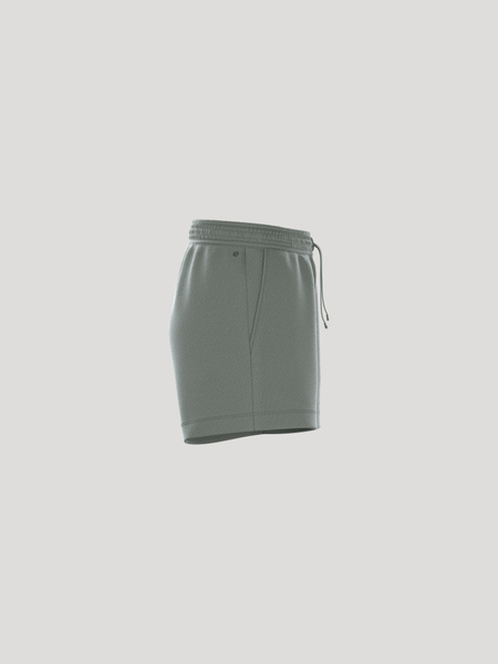 Björn Borg Essential 1 Sweatshorts – grön mysshorts för dam – baksida