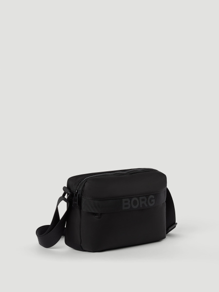Björn Borg Classic Crossover Bag – svart axelväska 2,5 L – baksida