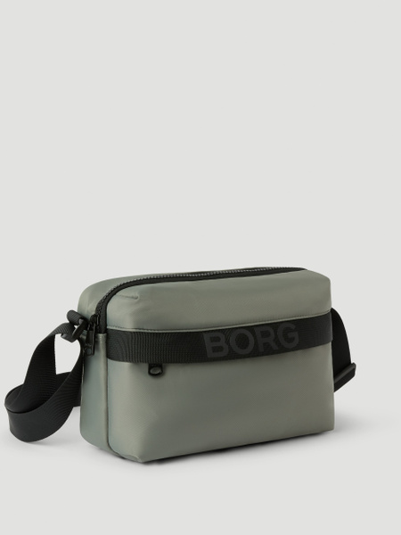 Björn Borg Classic Crossover Bag – grön axelväska 2,5 l – baksida