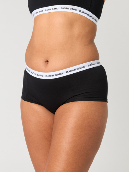 Alternativ bild 1 för Björn Borg Logo Boxer Shorts 3-pack Svart, XXL