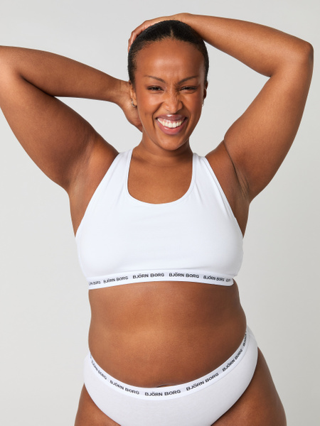 Björn Borg Logo Soft Top Vit, XXL | Apparel & Accessories - Clothing - Underwear & Socks - Bras | ModeLejon