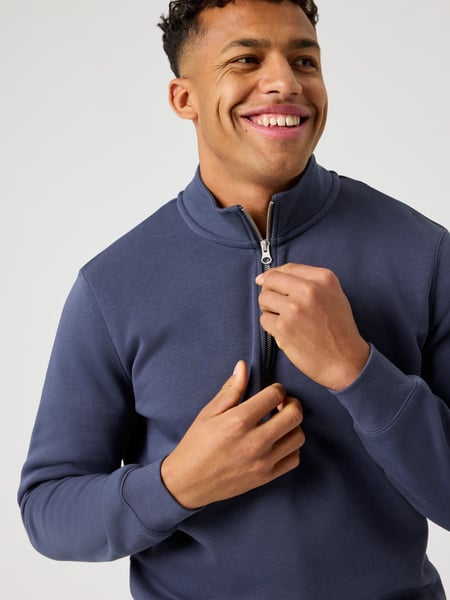 Läs mer om Björn Borg Centre Half Zip Blå, L