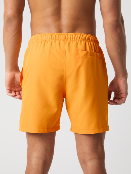 Björn Borg Swim Shorts i orange – herrbadshorts med innerbyxa – baksida
