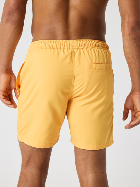 Björn Borg badshorts i gult med snabbtorkande återvunnet material – baksida