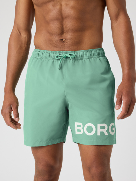 Björn Borg Borg Swim Shorts Grön, XXL | Apparel & Accessories - Clothing - Swimwear | ModeLejon