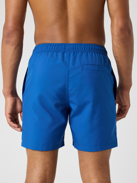 Björn Borg badshorts i blått med logotryck – baksida