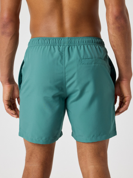 Björn Borg badshorts i grönt med mesh-innerbyxa – baksida