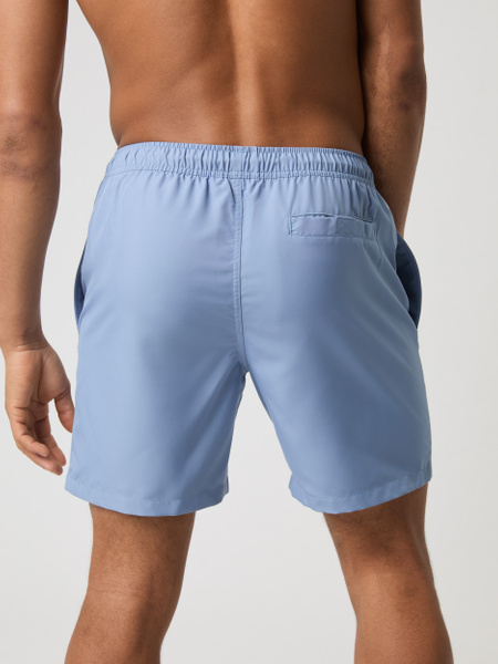 Björn Borg klassiska badshorts i blått med meshfoder – baksida