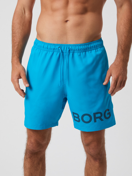 Björn Borg Swim Shorts – blå snabbtorkande badshorts – baksida