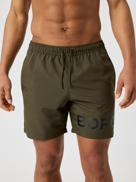Björn Borg Borg Swim Shorts Grön, XXL | Apparel & Accessories - Clothing - Swimwear | ModeLejon