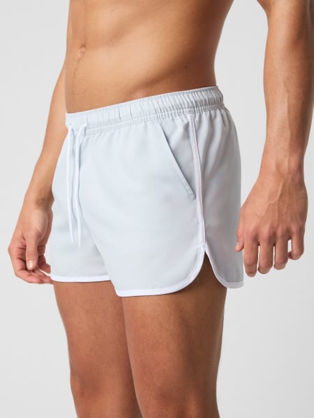 Björn Borg Borg Retro Swim Shorts Grå, XXL | Apparel & Accessories - Clothing - Swimwear | ModeLejon