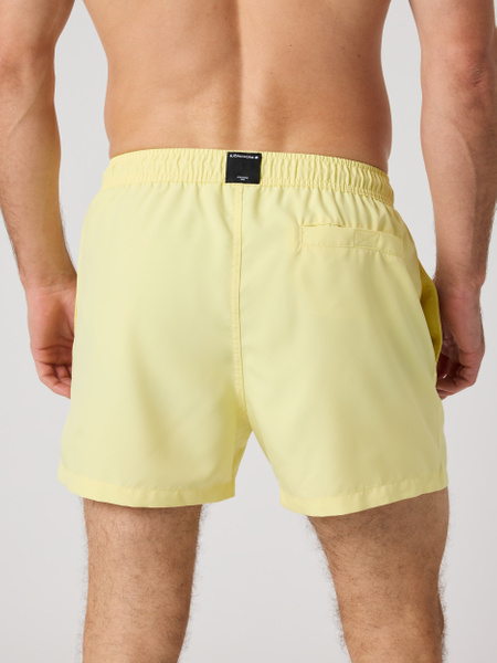 Björn Borg Borg Solid badshorts i gult för herr – baksida