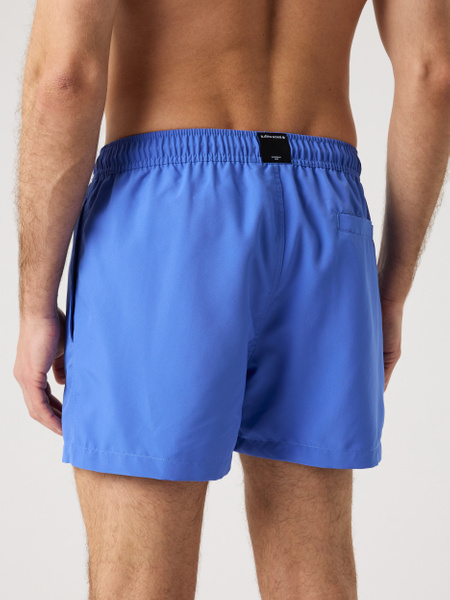 Björn Borg Solid badshorts i blått med lös passform – baksida