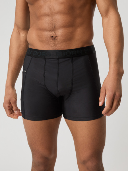 Björn Borg Stretch badshorts, snabbtorkande svart – baksida