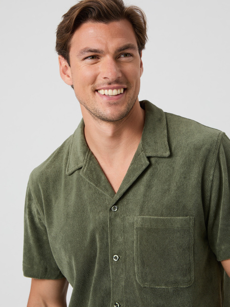 Björn Borg Borg Toweling Pool Shirt Groen, L