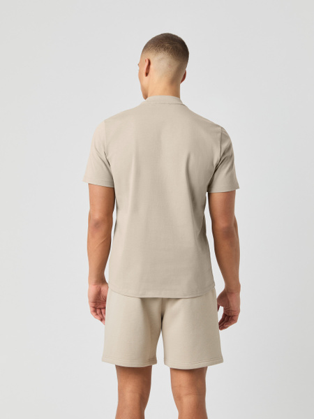 Björn Borg Centre oversized t-shirt i bomull, beige – baksida