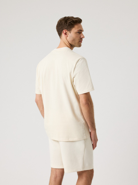 Björn Borg Centre oversized t-shirt i vitt, herr – baksida