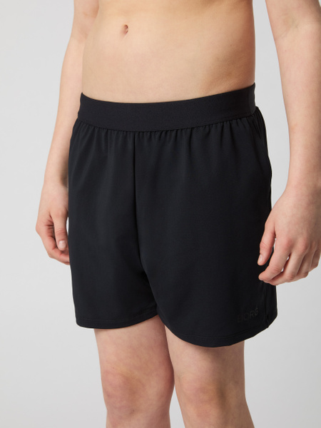 Björn Borg Soft Shorts Barn – mjuka shorts i svart – baksida