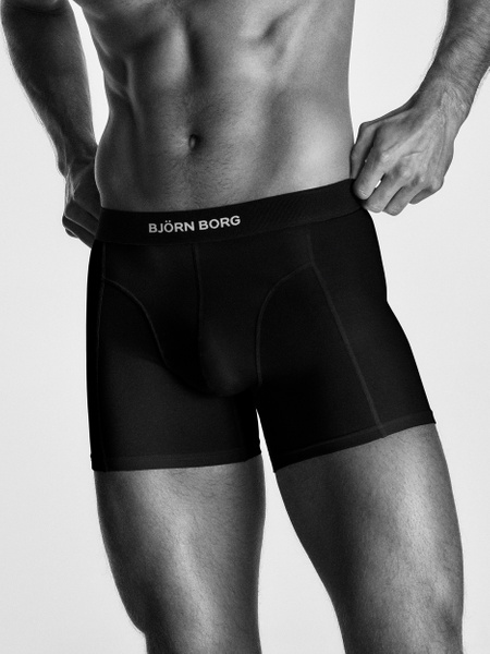 Björn Borg Organic Cotton Stretch Boxers 2 pack Zwart, S